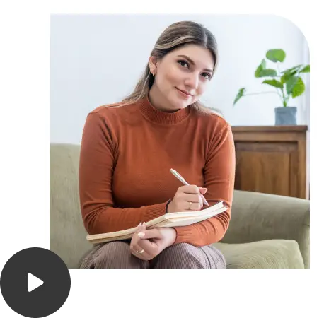 A mental health professional is ready to provider her expertise.